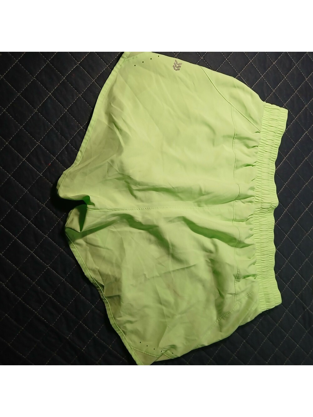 Neon Green Athletic Running Shorts Size S